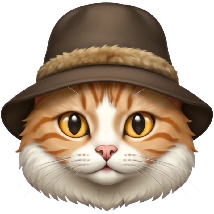 cat wearing hat  emoji