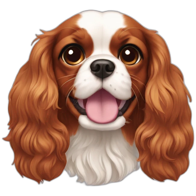 Cavalier King Charles Spaniel Brown emoji