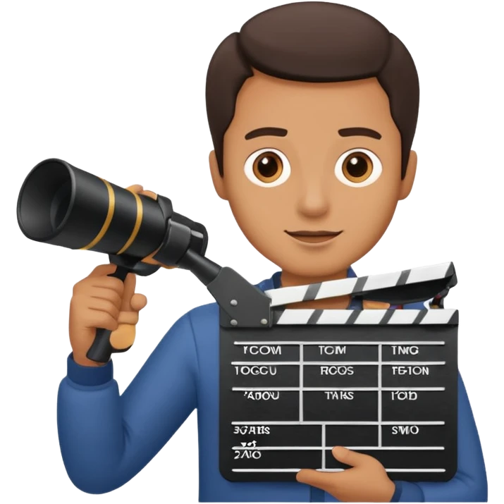 male Filmmaking emoji