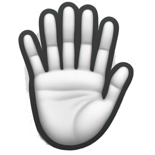 6 finger hand emoji