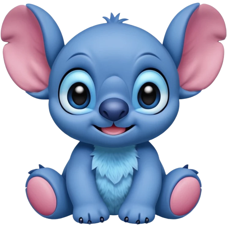 Stitch in  rosa emoji