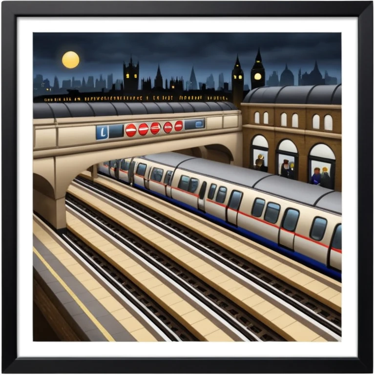 London underground emoji