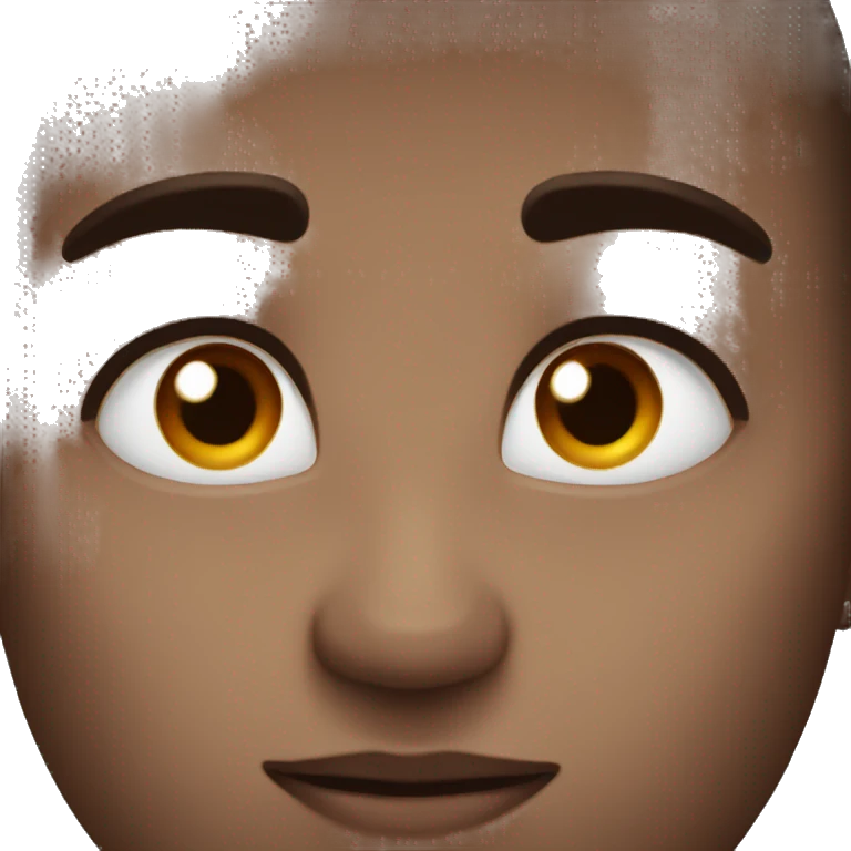 dark brown eyes emoji