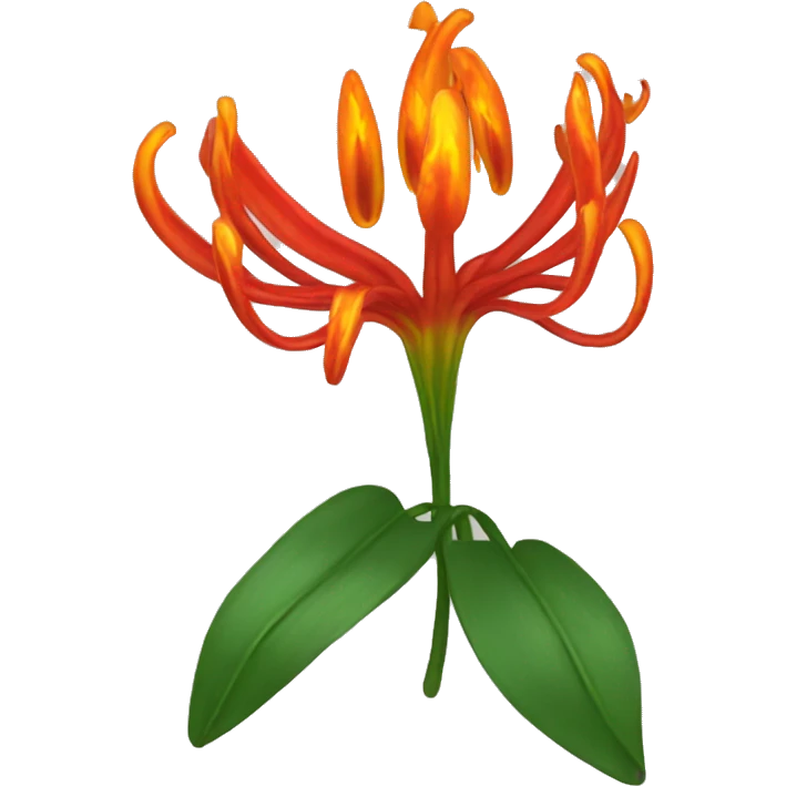 Flame lily emoji