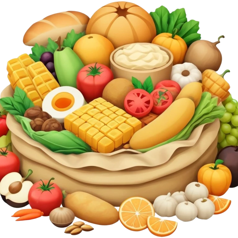 Big back eatin go food emoji