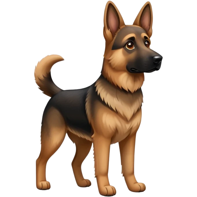 German Shepard emoji