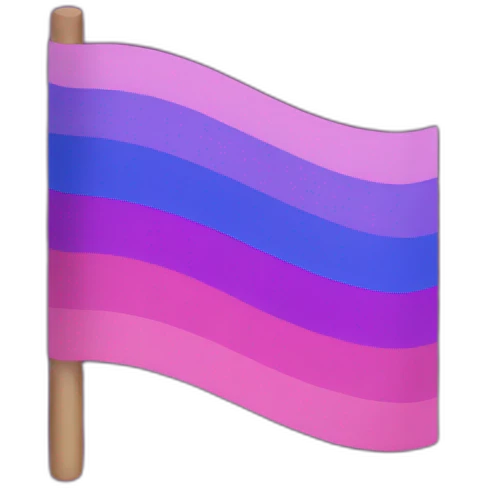 Bisexual flag emoji