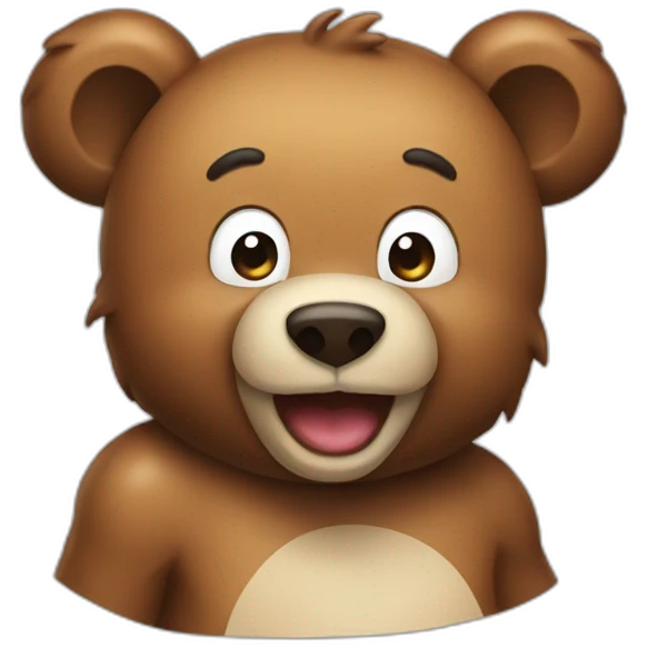 farting bear emoji