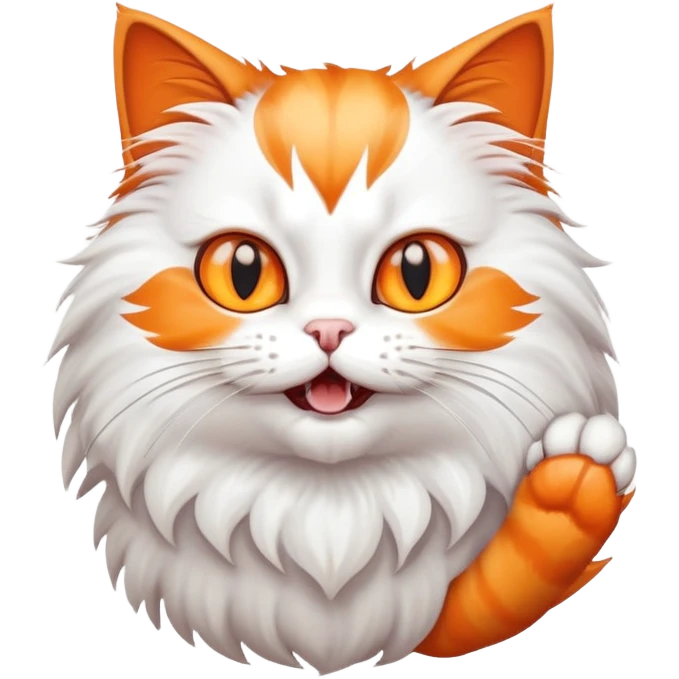 cat attack 1234 emoji