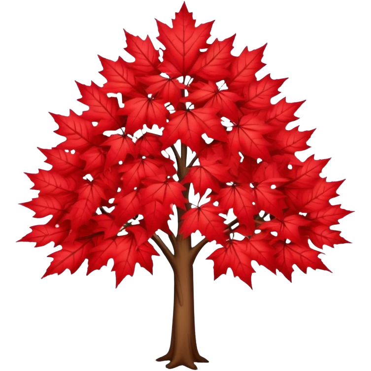Maple tree emoji