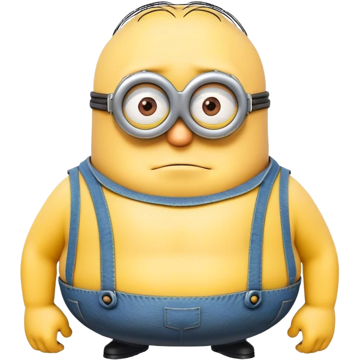 obese minion from despicable me emoji