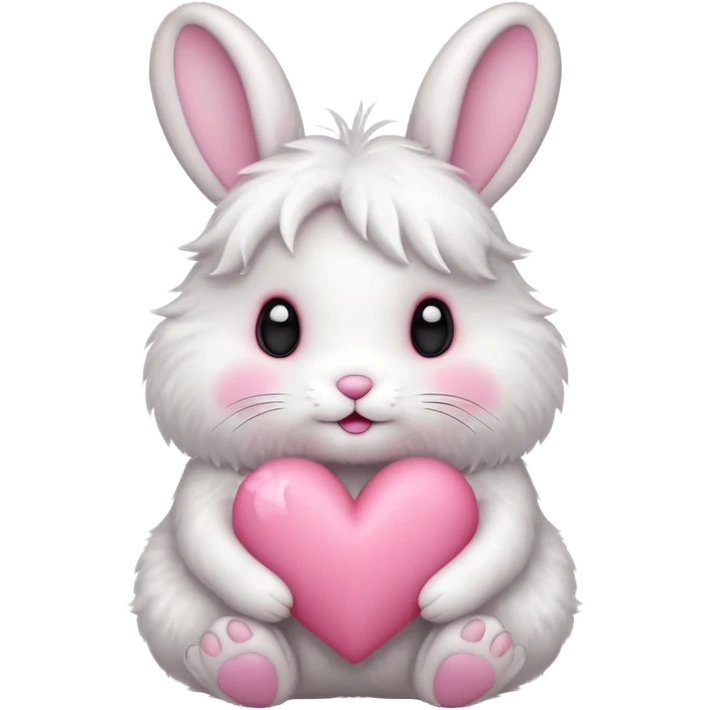 зайчик с сердечком  emoji