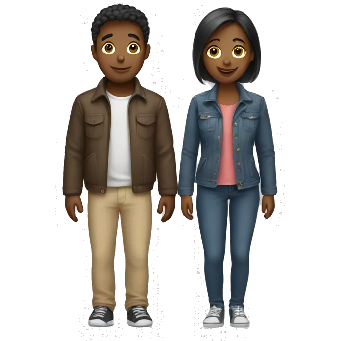Couple, boy and girl  emoji