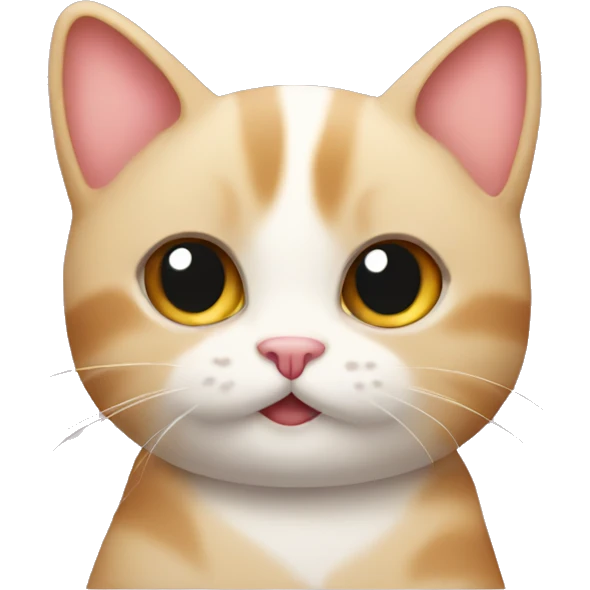 cute cat in love emoji