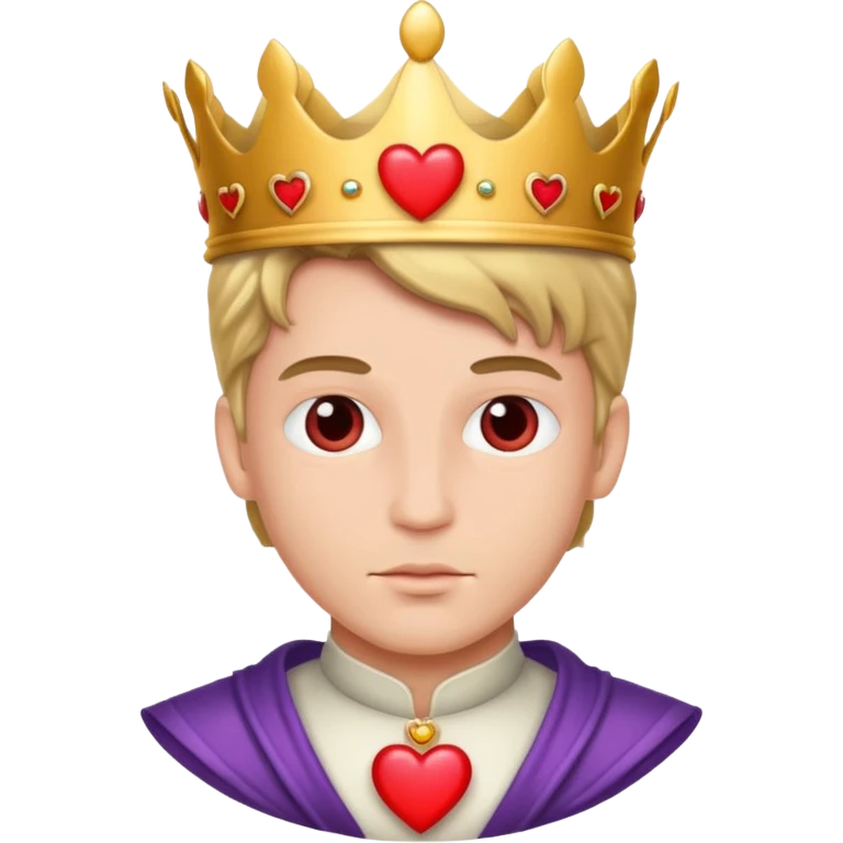 prince with hearts in his eyes emoji