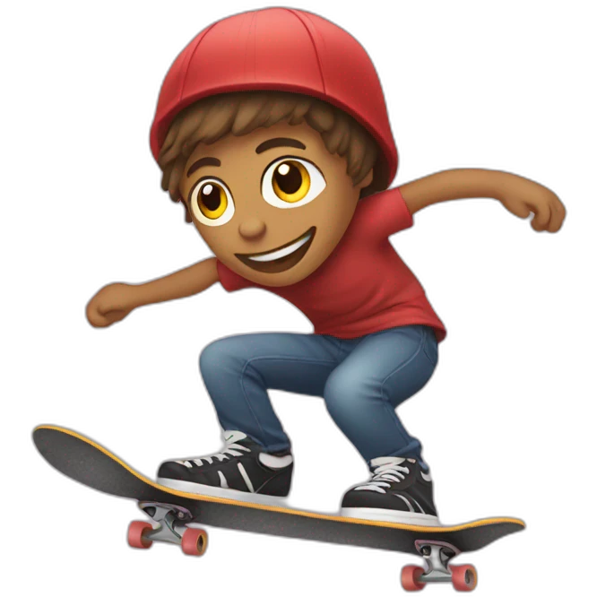 Skateboarder emoji