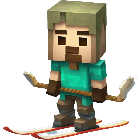 minecraft ski emoji