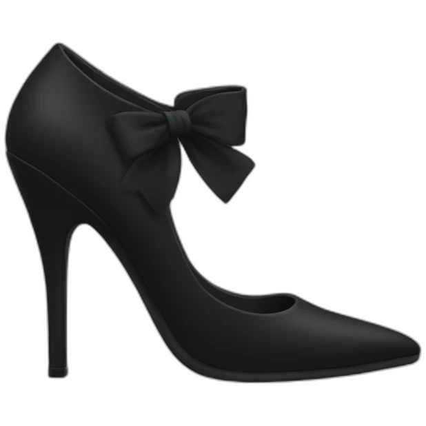Black heels emoji