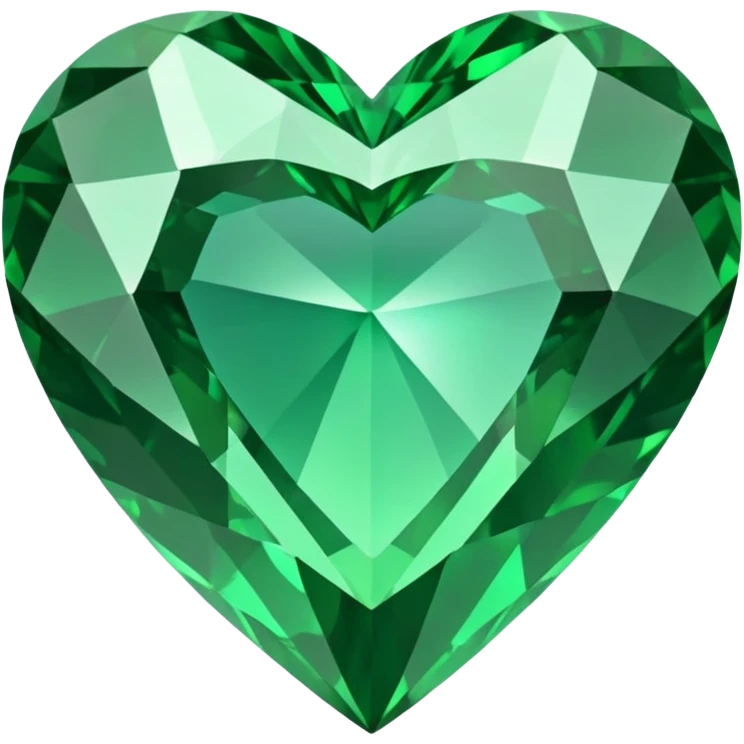 green diamond heart emoji
