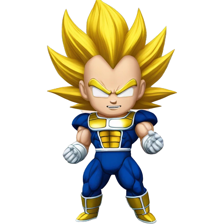 Vegeta as super saiyan 3 emoji