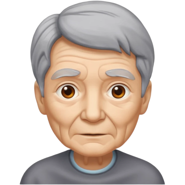 Iron elderly emoji