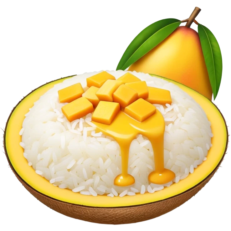 mango sticky rice emoji iOS18 emoji