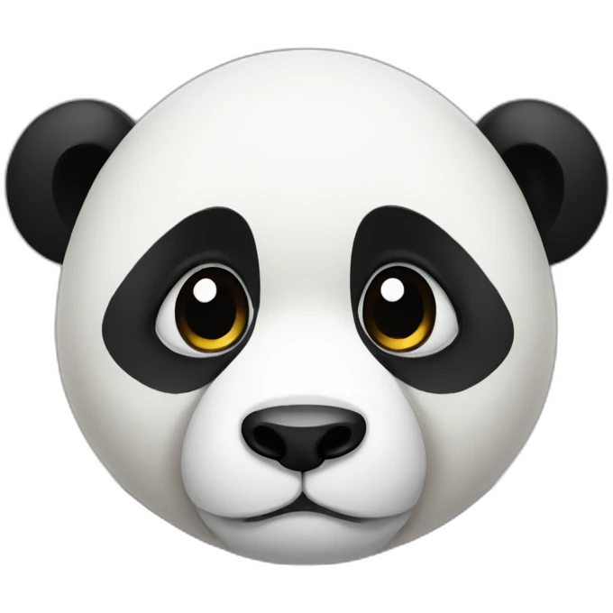 Panda sad emoji