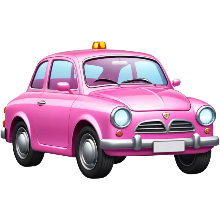 pink car signal emoji