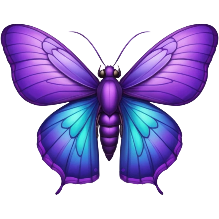 purple moth emoji