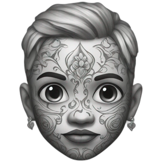 Dessin tatouage emoji