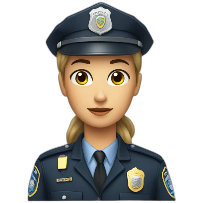 Sirena de policia emoji