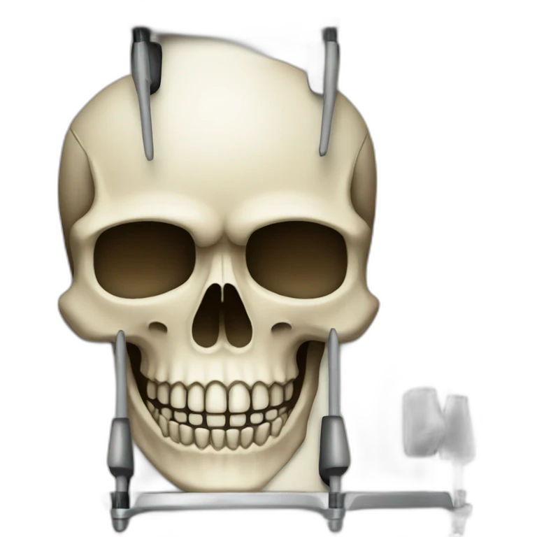 Drums skull emoji
