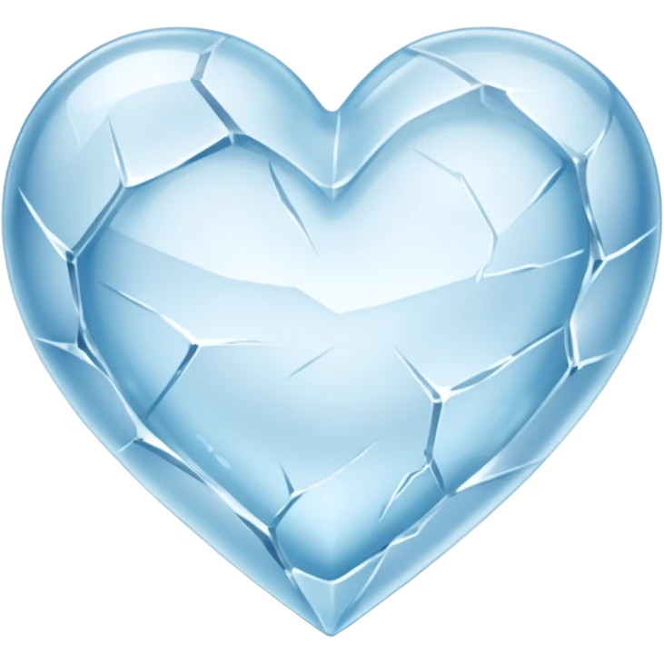 Corazón de hielo emoji