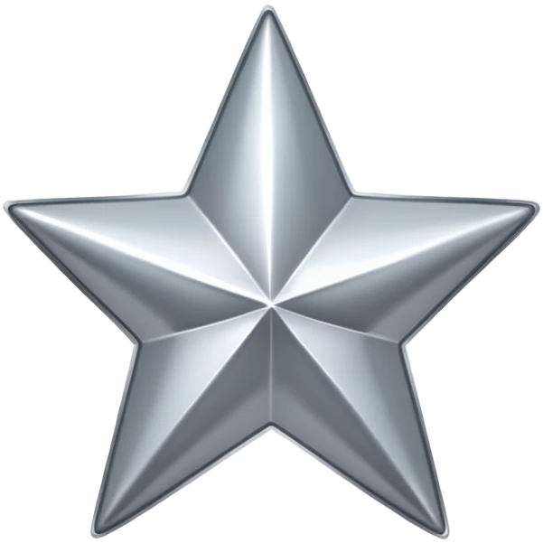 star with a 2 in the middle emoji