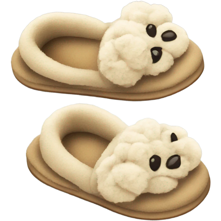 cozy slippers emoji
