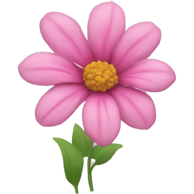 Pink flower emoji