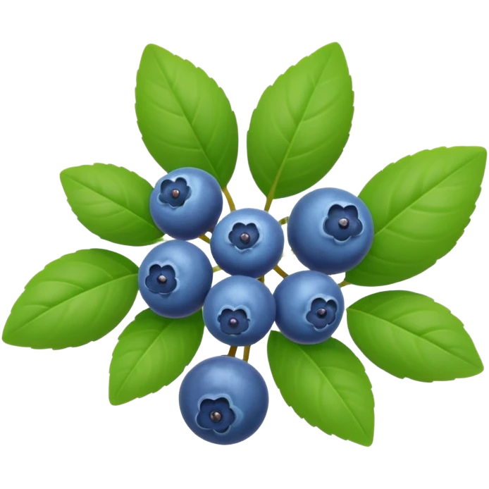 blueberry plant emoji