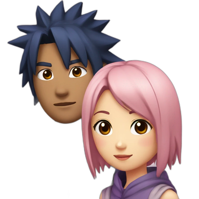 Sakura and sasuke emoji