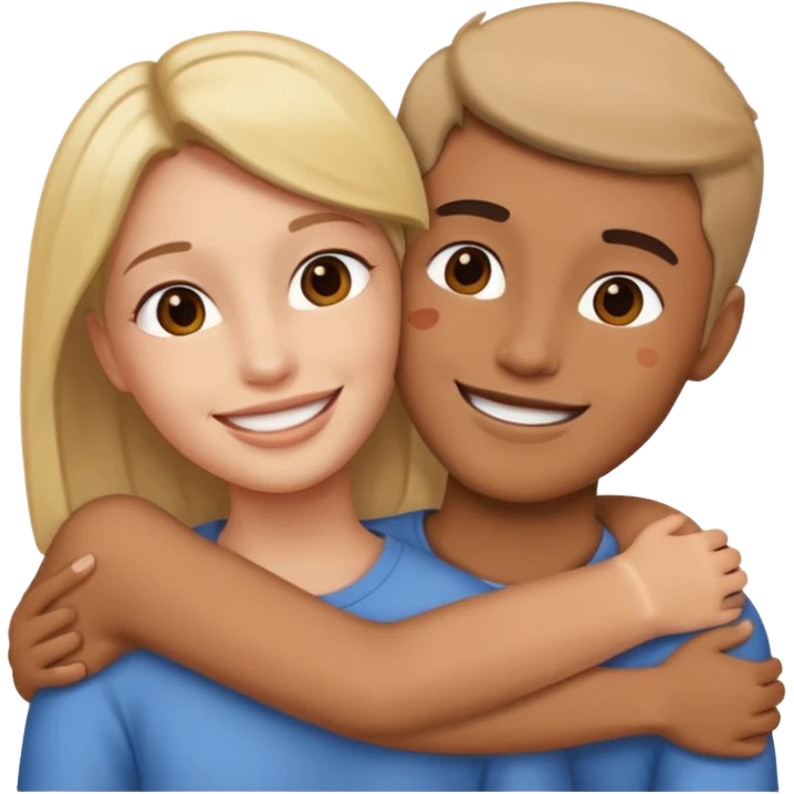 abrazar a mi papa mama emoji