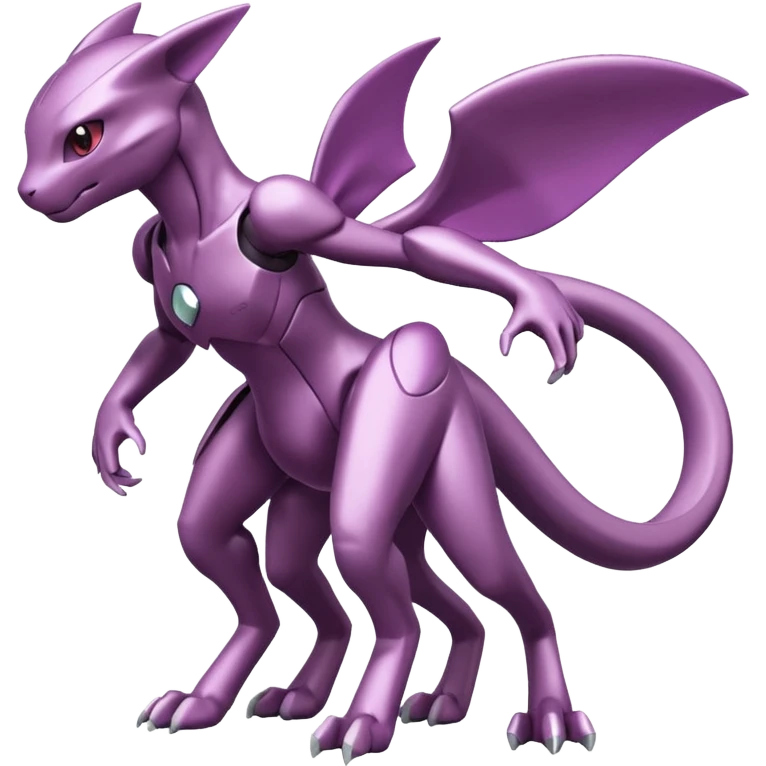 Miraidon-Genesect-Mewtwo-Fakémon-hybrid-creature (full body)  emoji