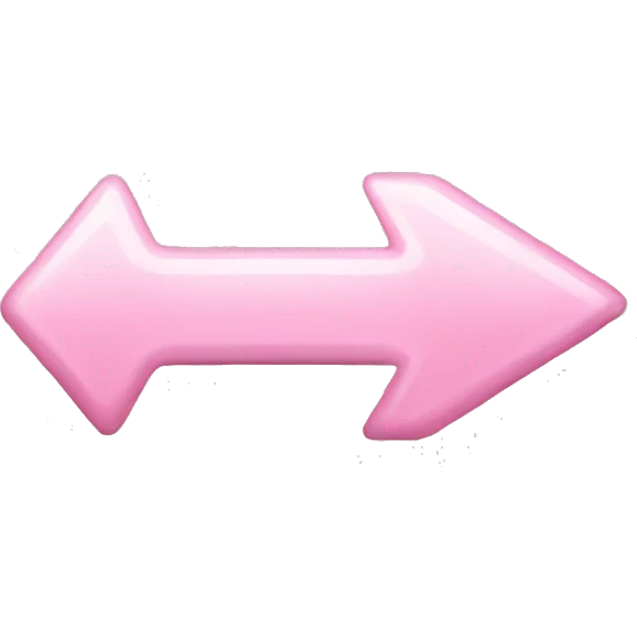 light pink arrow emoji