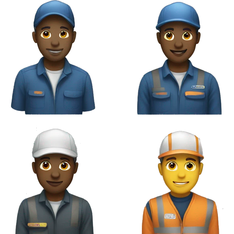 Truck crew emoji