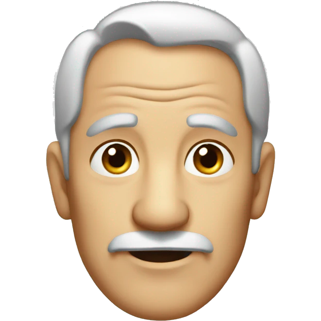 old man with a ponytail  emoji