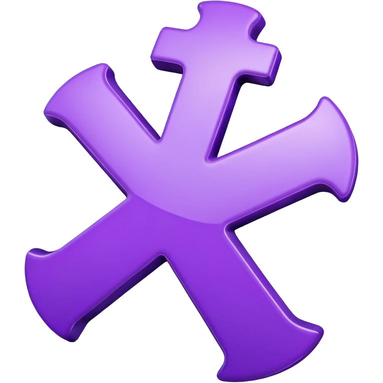 purple "plus" emoji emoji