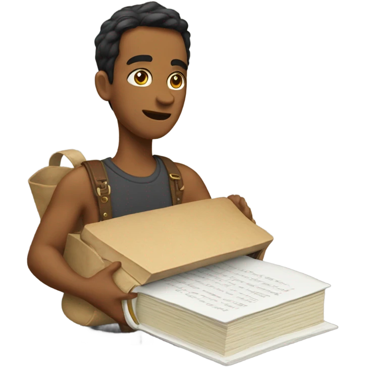 The book is in the bag emoji