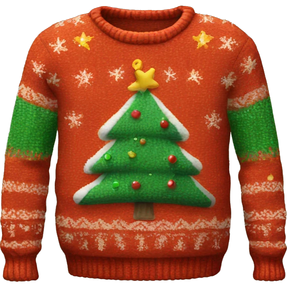 Christmas sweater emoji