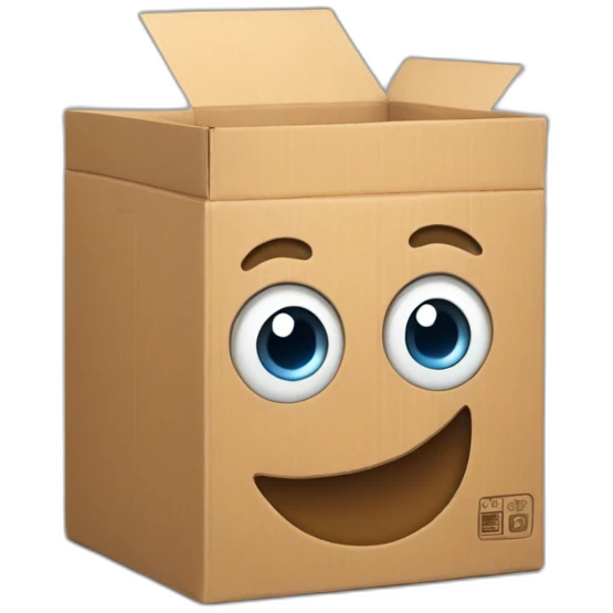 iphone in a cardboard box emoji