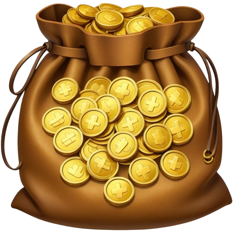 bag of golden coins emoji
