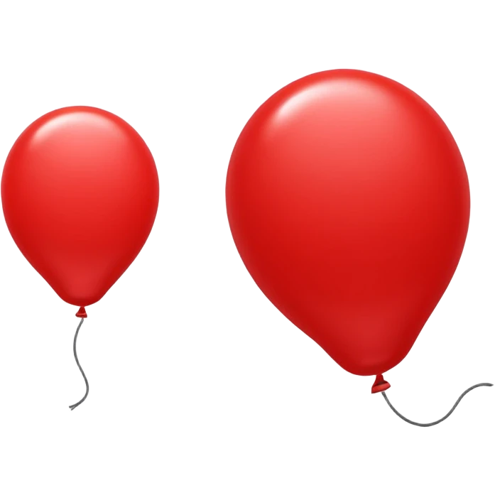 red balloon emoji