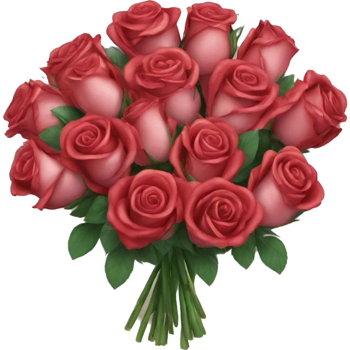 bouquet of 101 roses emoji